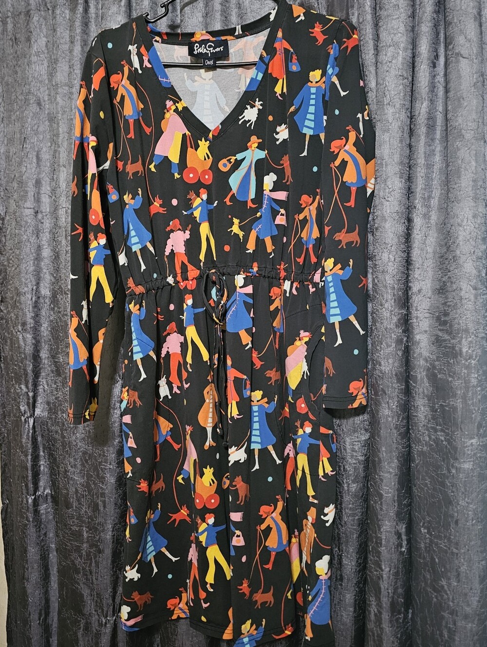Lesley Evers Melanie Ladies Walking Dogs Dress